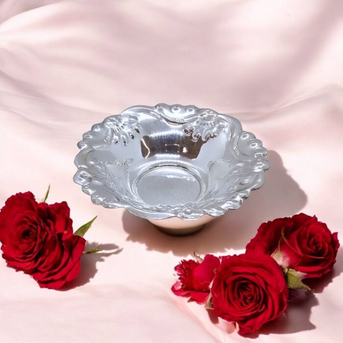 Pure Silver Bowl | Decorative Silver bowl for Gift