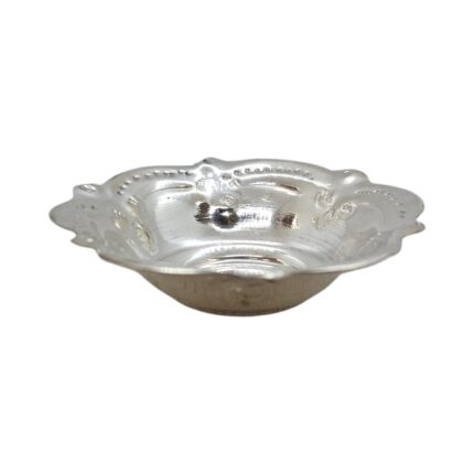 Pure Silver Decorative Bowl - 3.25 inch | Decorative Silver bowl for Gift