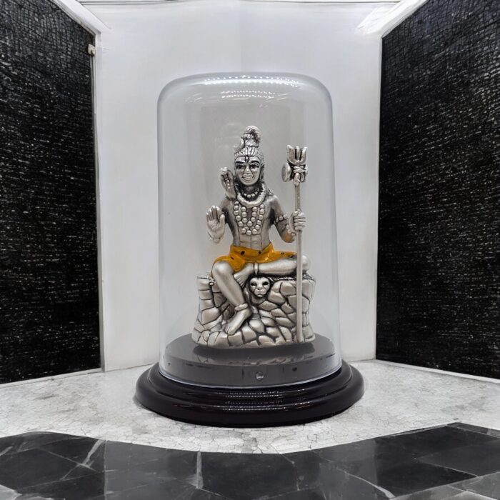 Pure Silver shiva Idol | Silver Statue of Shiv