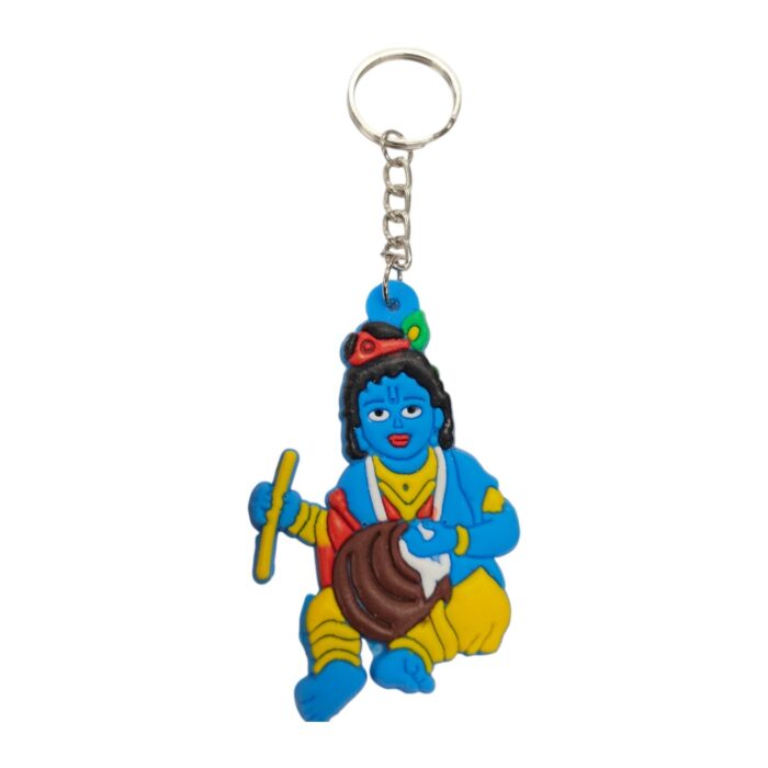 Krishna Rubber Keychains - Set of 5 | Janmashtami Return Gift