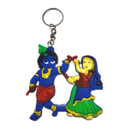 Krishna Rubber Keychains - Set of 5 | Janmashtami Return Gift