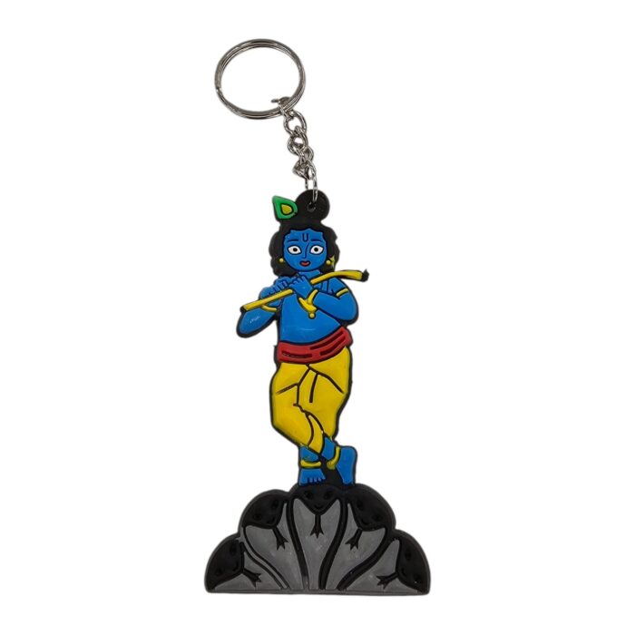 Krishna Rubber Keychains - Set of 5 | Ideal Return Gift