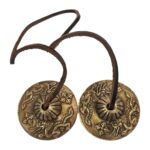 Handmade Bronze Tingsha Bell – 5.5 cm - Dragon | Tibetan hand cymbals