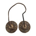 Handmade Bronze Tingsha Bell – 6.6 cm - Dragon | Tibetan hand cymbals