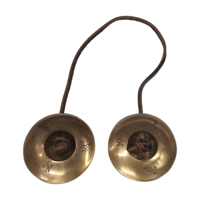 Handmade Bronze Tingsha Bell – 6.6 cm - Dragon | Tibetan hand cymbals