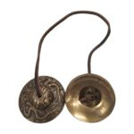 Handmade Bronze Tingsha Bell – 6.6 cm - Dragon | Tibetan hand cymbals