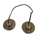 Handmade Bronze Tingsha Bell – 6.6 cm - Dragon | Tibetan hand cymbals
