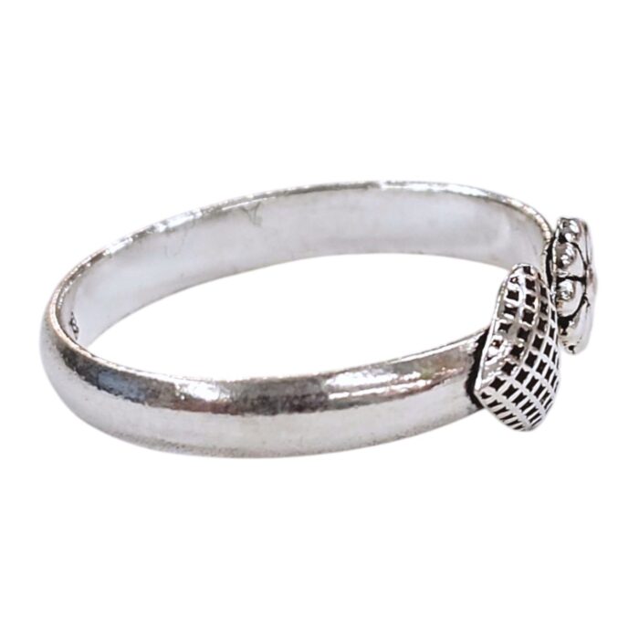 Pure Silver Thumb Toe Ring | Adjustable Toe Ring