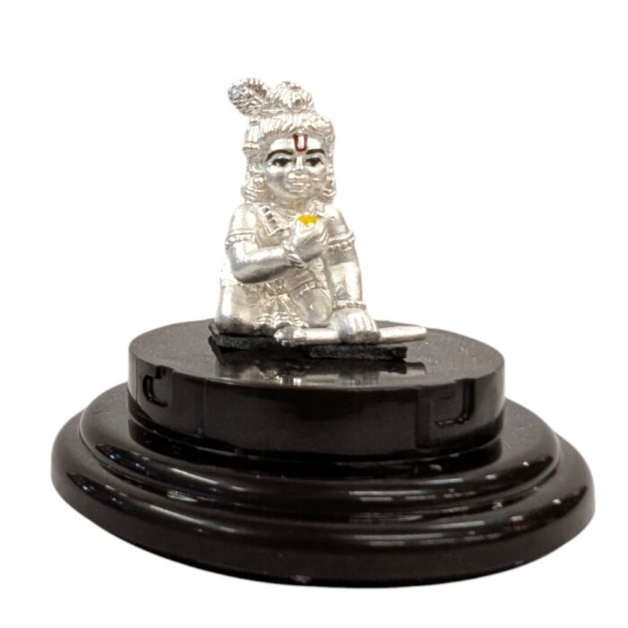 Pure Silver Baby Krishna Idol | Laddu Gopal Kanha Idol