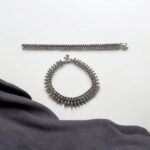 Elegant Traditional Anklets - Oxidized 925 Sterling Silver | Silver Anklets for Adults