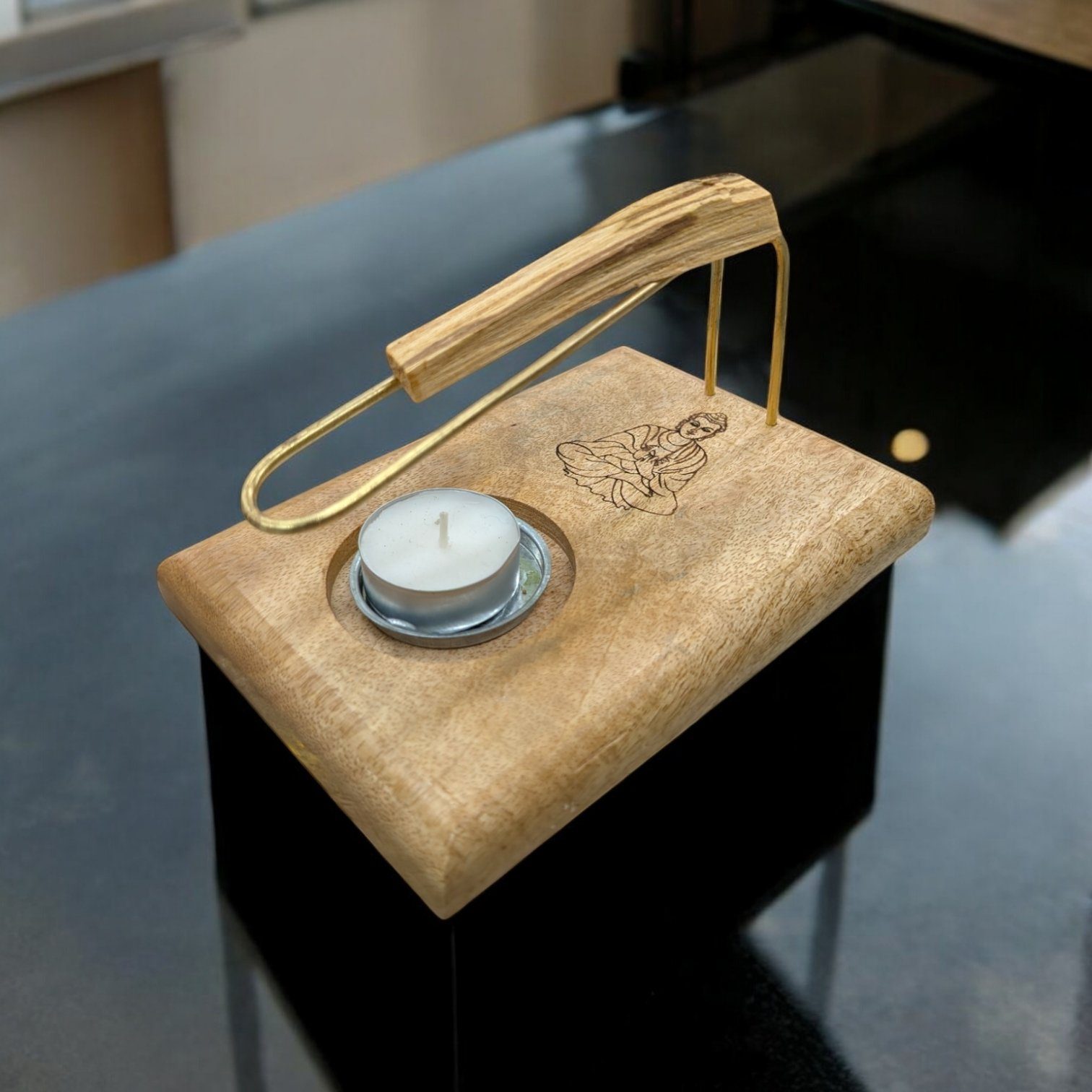 Palo Santo & Sage Burner holder Kit – Buddha | Sage incense Burner