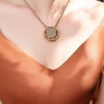 Sterling Silver Necklace | Rosegold Flower Pendant and Chain