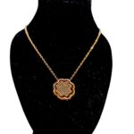 Sterling Silver Necklace | Rosegold Flower Pendant and Chain