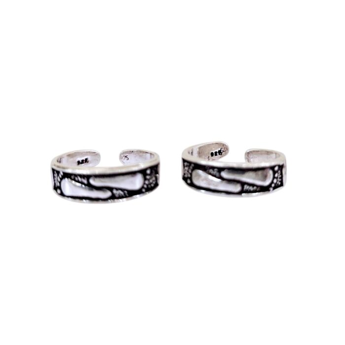 Pair of Pure Silver Toe rings | Chandi ki Bichhiya