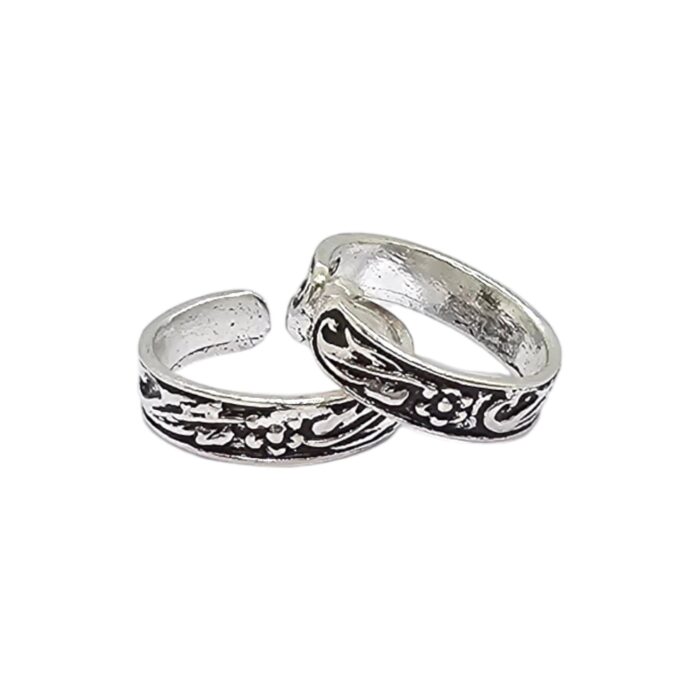 Pair of Pure Silver Toe rings | Chandi ki Bichhiya
