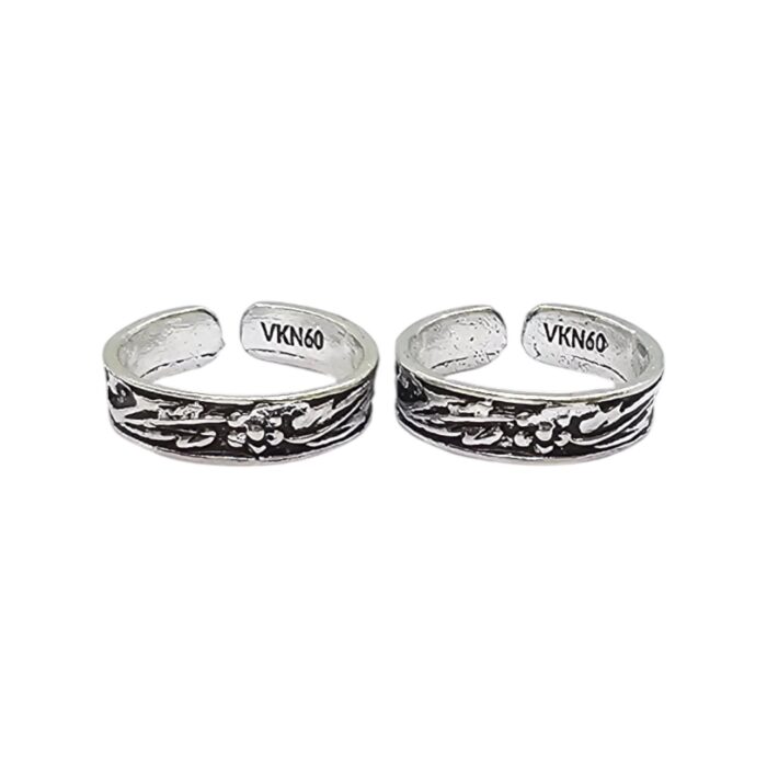 Pair of Pure Silver Toe rings | Chandi ki Bichhiya