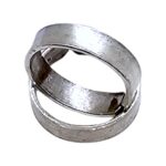Pair of Pure Silver Toe Rings | Adjustable Toe rings
