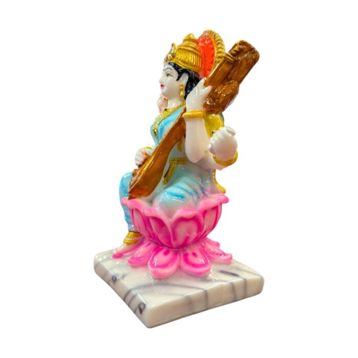 Goddess Saraswati Idol - 7 inch | Saraswati Maa Statue