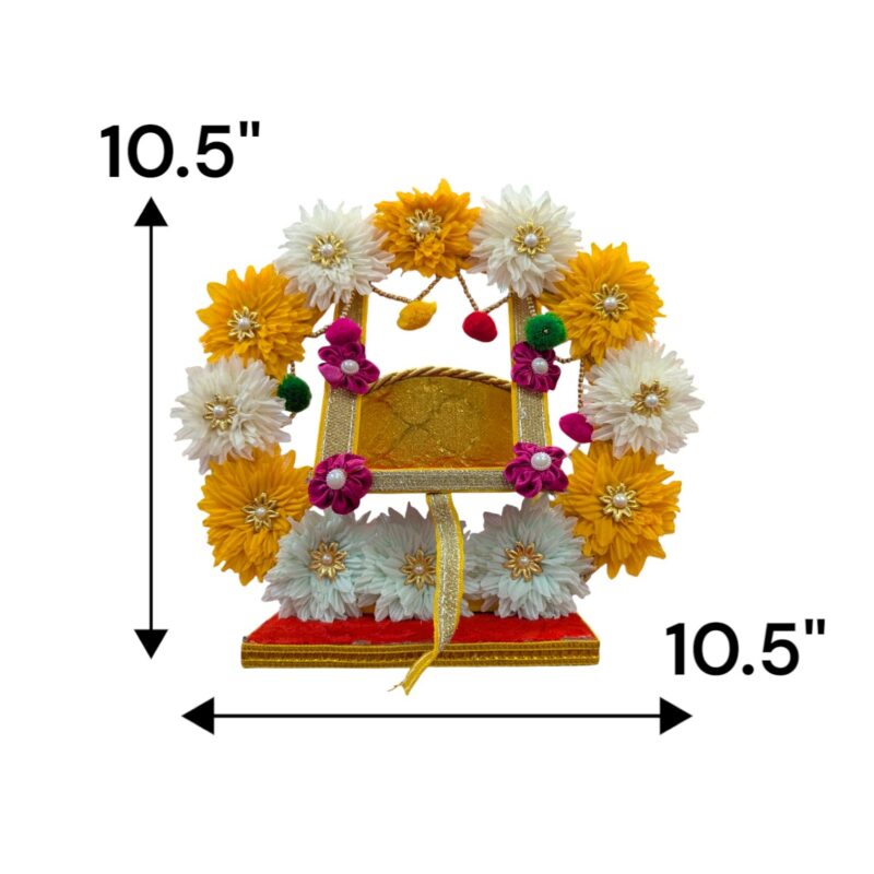 Handmade Laddu Gopal Jhula-Flowers