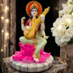 Large Saraswati Idol | Goddess Saraswati Statue