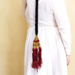 Red Color Parandi | Paranda Hair Accessory