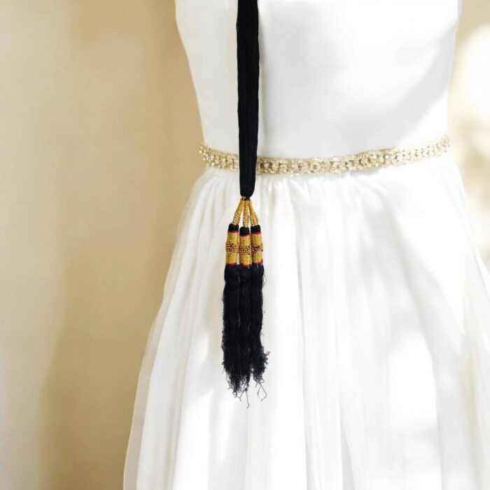 Black Color Parandi | Paranda Hair Accessory