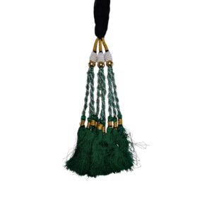Green Color Parandi | Paranda Hair Accessory