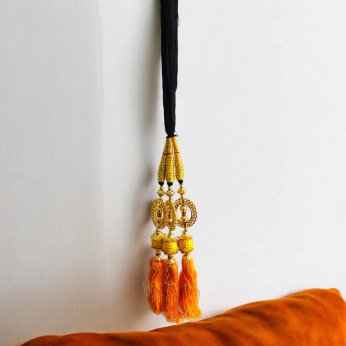 Orange Color Parandi | Paranda Hair Accessory