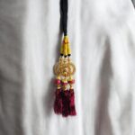 Maroon Color Parandi | Paranda Hair Accessory
