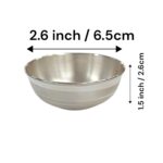 Pure Silver Katori | Small sized 2.6inch pure silver Bowl