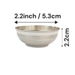 Pure Silver Katori | 2.2 inch pure silver Bowl