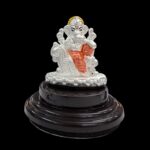 Pure silver Ganesha idol | Pure Silver Car Dashboard Statue | Silver Idol for Gift