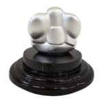 Pure silver Ganesha idol in dome-AP | Unique Ganesh Car Dashboard Statue