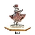 Oxidized Pure silver Krishna idol - Small - Image 5
