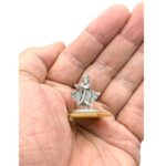 Oxidized Pure silver Krishna idol - Small - Image 6