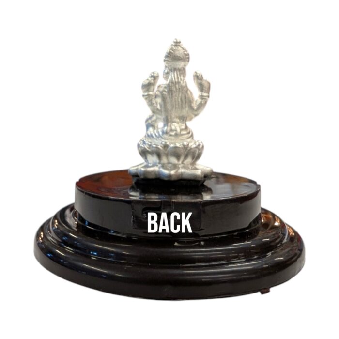 Pure silver Lakshmi idol in dome