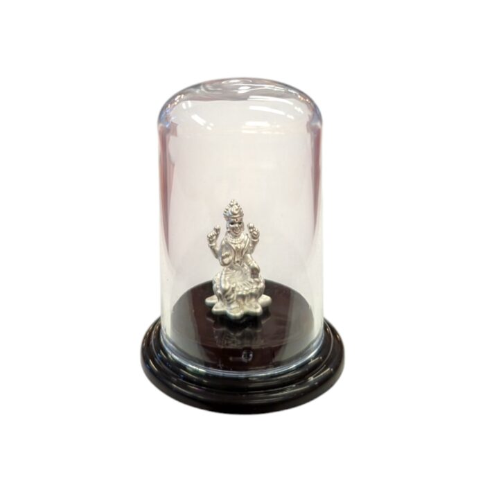 Pure silver Lakshmi idol in dome
