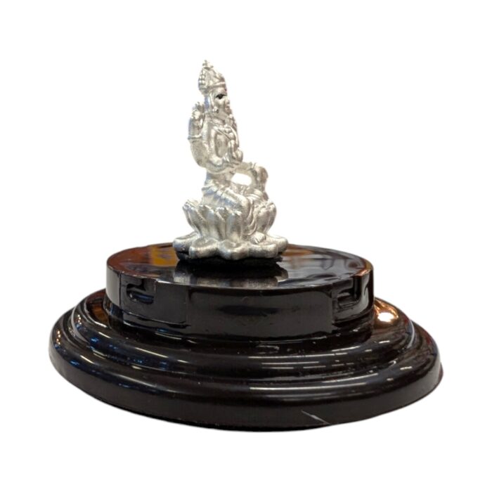 Pure silver Lakshmi idol in dome