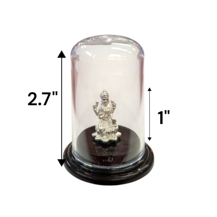 Pure silver Lakshmi idol in dome