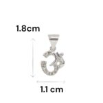 Om Symbol Pendant made out of 925 Sterling Silver