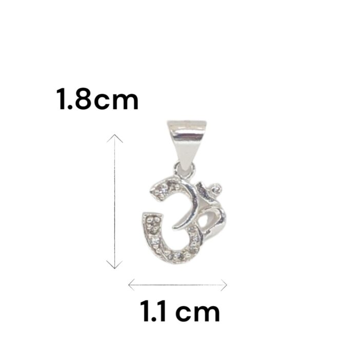 Om Symbol Pendant made out of 925 Sterling Silver