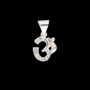 Pure Silver Om Pendant | 925 Sterling Silver