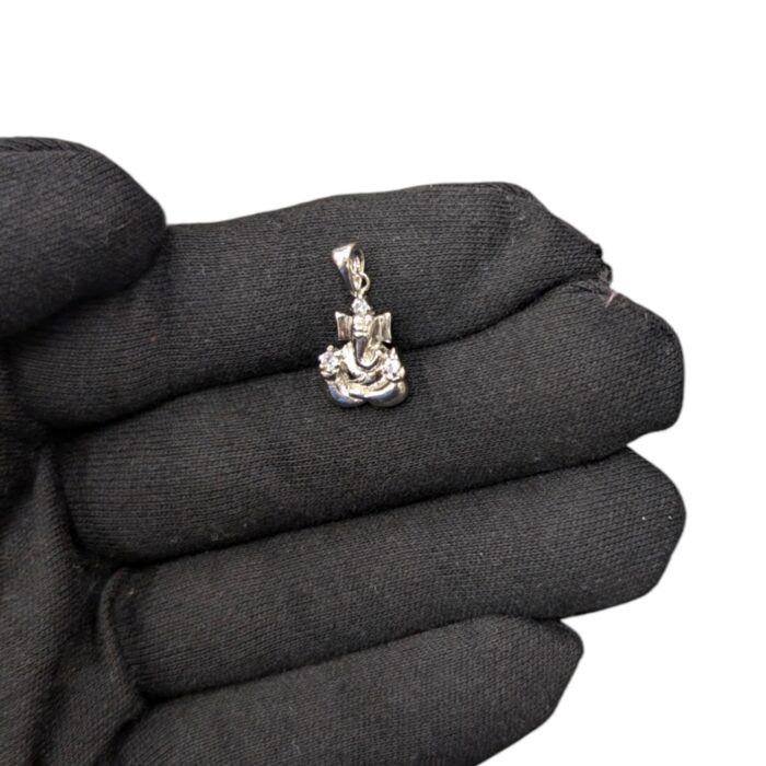 Pure Silver Ganesh Pendant | 925 Sterling Silver - Image 3