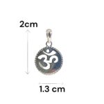 Om Symbol Pendant made out of 925 Sterling Silver