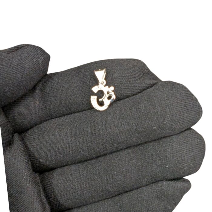 Pure Silver Om Pendant | 925 Sterling Silver