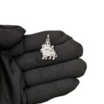 Pure Silver Sherawali Mata Pendant | 925 Sterling Silver
