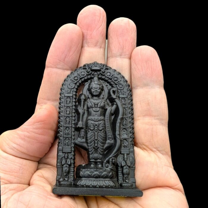 Ram Lalla Idol - Black | Small Ram Car Dashboard Idol