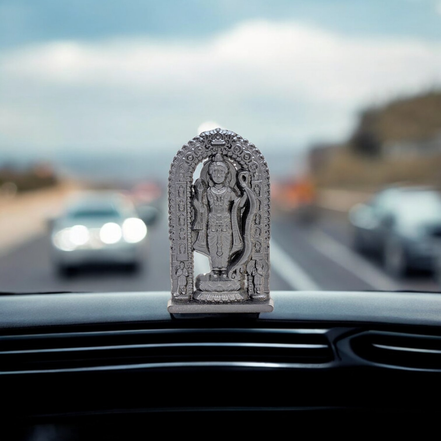 Ram Lalla Idol - Black | Small Ram Car Dashboard Idol Ram Lalla Idol - Black | Small Ram Car Dashboard Idol