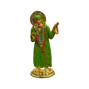 Sai Baba - Green Chola | Car Dashboard Idol