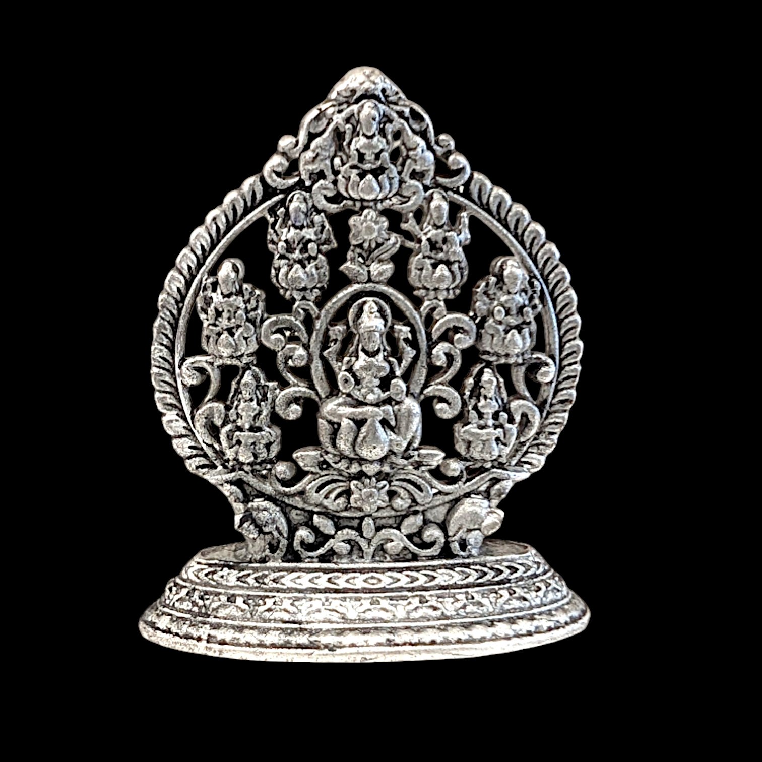 Silver Ashtlakshmi Idol | Pure Silver Lakshmi Idol